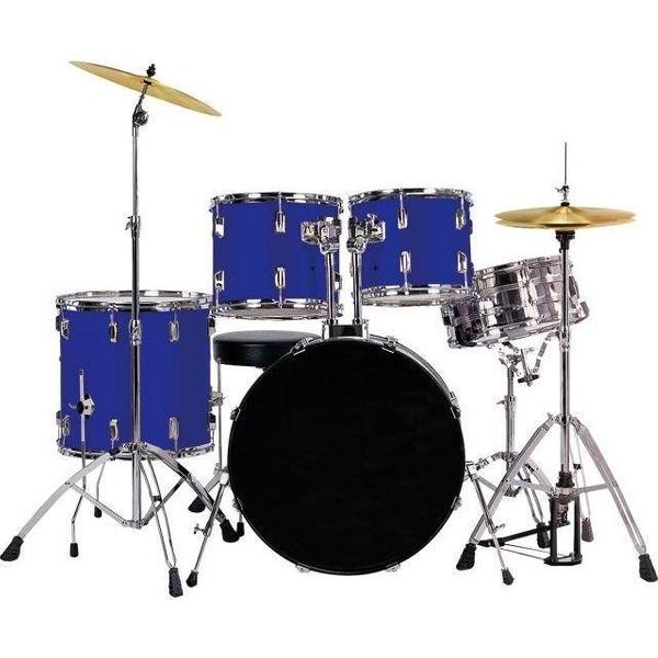 GNG BATT2BL 5 drum akoestische drum - Blauw