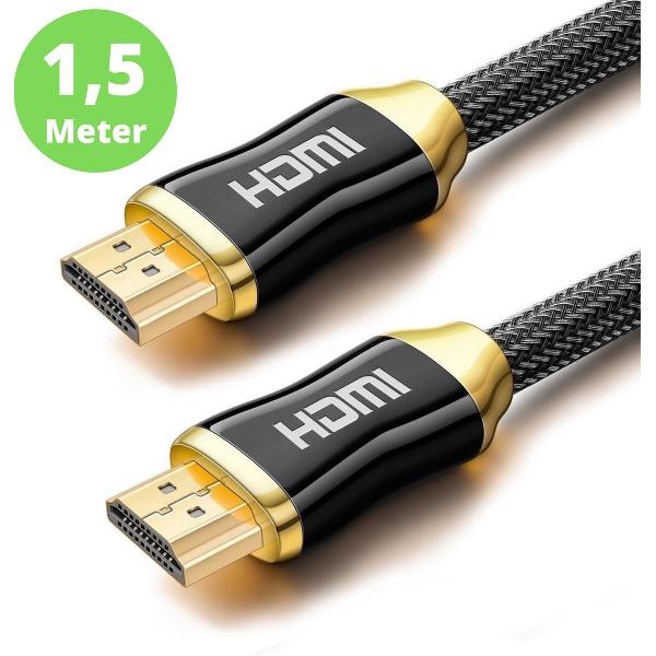 SAMMIT® HDMI Kabel 2.0 Full HD Gold Plated – HDMI naar HDMI Kabel - Kabels - Ultra HD 4K - TV / PC / Laptop / Console – 1,5 Meter