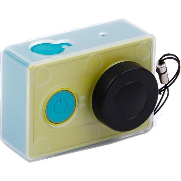 Ultradunne transparante beschermhoes met lensdop Cover voor Xiaoyi Sport Camera (transparant)