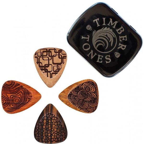 Laser Tones Grip / Mixed Tin / 4 verschillende plectrums