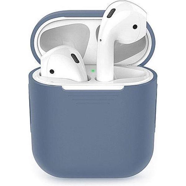 DW4Trading® Siliconen case Apple AirPods 1 en 2 blauw-grijs