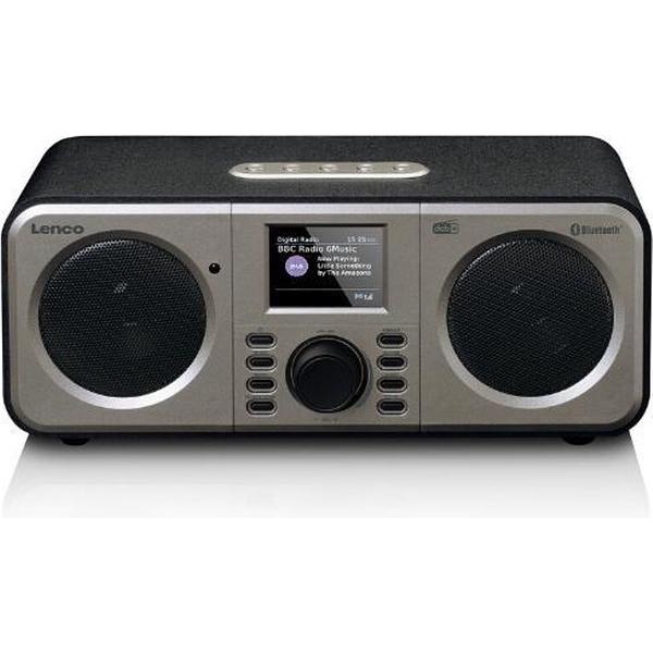 Lenco DAR-030 - DAB+ Radio met Bluetooth en Micro USB - Zwart