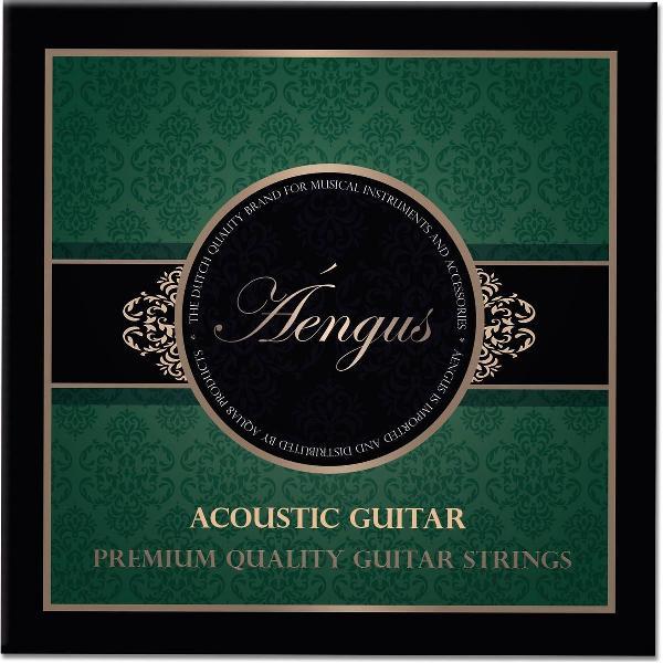 Áengus Stalen Snaren voor Akoestische Gitaar Westerngitaar - Coated Bronze - 011 tot 053 - Brons