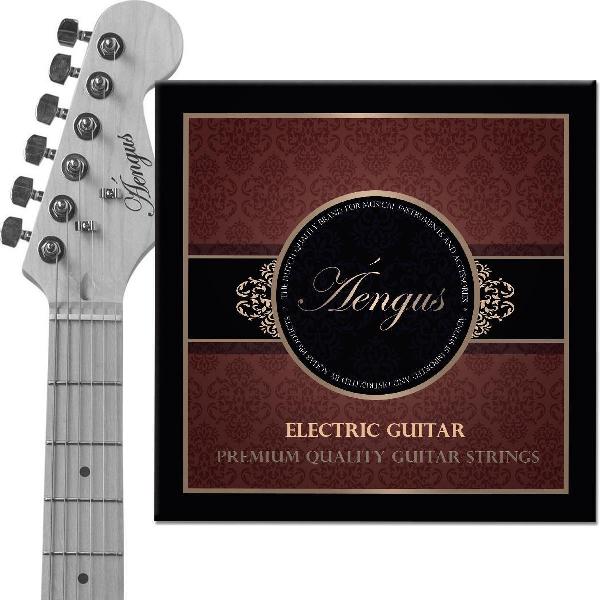 Áengus Snaren voor Elektrische Gitaar EXL110 - Round wound Nikkel - set .010 tot .046