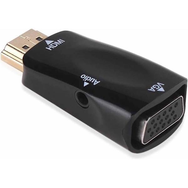 HDMI naar VGA Convertor - HDMI naar VGA Plug - HDMI naar VGA Adapter - + Audio Uitgang Inclusief Audio Kabel