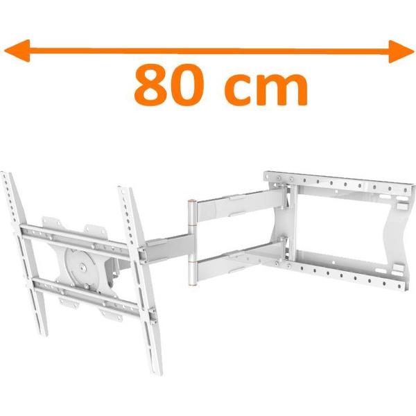 XTRarm Tantal Flex 80 cm TV Beugel Wit