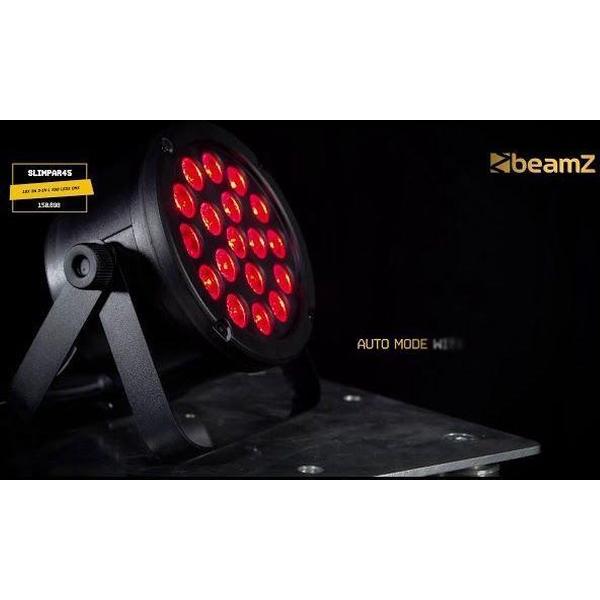 LED PAR lamp - BeamZ SlimPar45 - Krachtige LED PAR lamp met 18x 3W LED's (RGB)