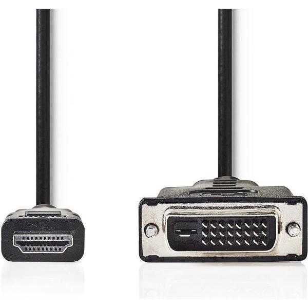 Nedis CCGB34800BK30 Hdmi- Dvi-kabel Hdmi-connector - Dvi-d 24+1-pins Male 3,0 M Zwart