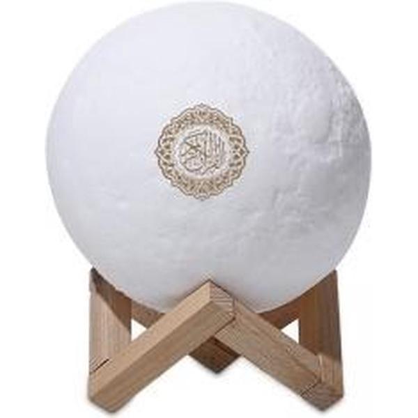 Equantu Quran Smart Touch Moon Smart table lamp Wit Bluetooth - Koran speaker - Koran lamp - Quran speaker - Quran lamp
