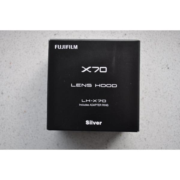 FUJIFILM LH-X70 Lens Hood SILVER for X70