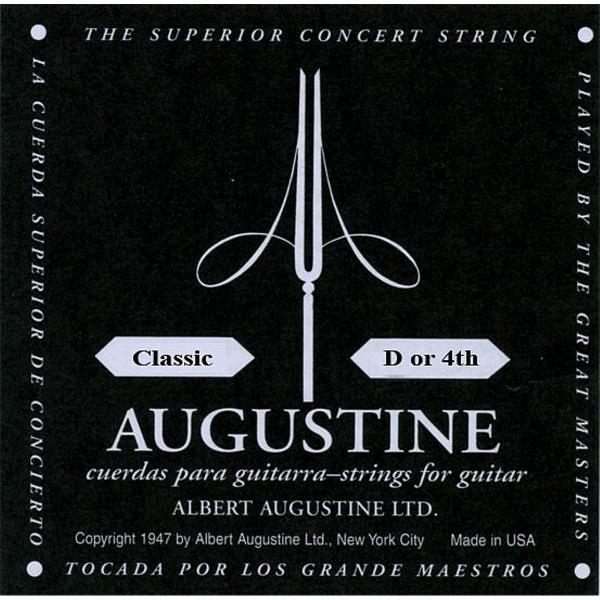 enkele snaar D4 zwart