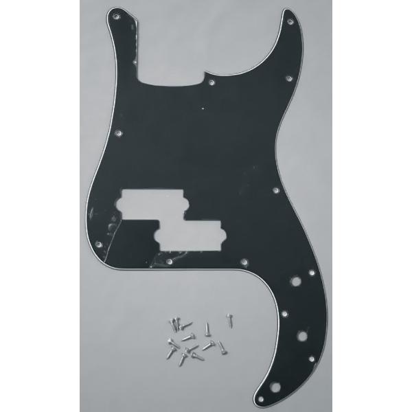 Pickguard standaard P bas zwart 3-Ply