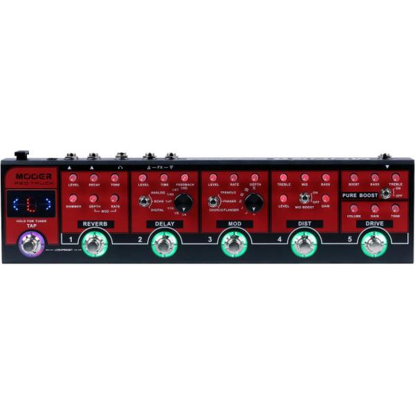 MOOER Red Truck audio versterker Thuis Zwart, Rood