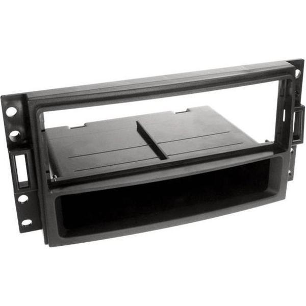 1-DIN Paneel met aflegbakje. Chevrolet / Hummer H3 Kleur: Zwart