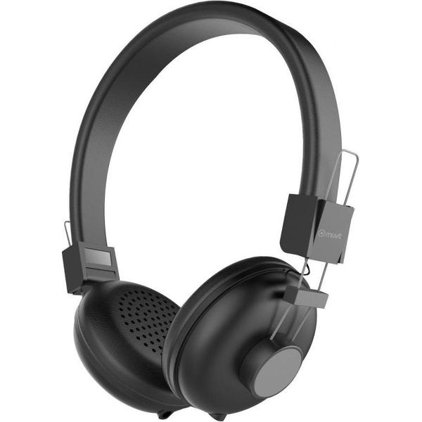 Muvit MUHPH0096 hoofdtelefoon/headset Hoofdtelefoons Hoofdband Bluetooth Zwart