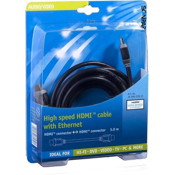 Scanpart Hdmi Kabel High Speed En Ethernet 5.0m