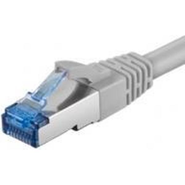 Patchkabel CAT6a RJ45 S/FTP Länge 2m, Farbe grey AWG 26/7, Cu, Digitus Professional