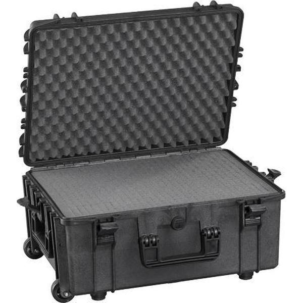 Gaffergear camera koffer 054H zwart trolley uitvoering - incl. plukschuim - 47,300000 x 28,300000 x 28,300000 cm (BxDxH)