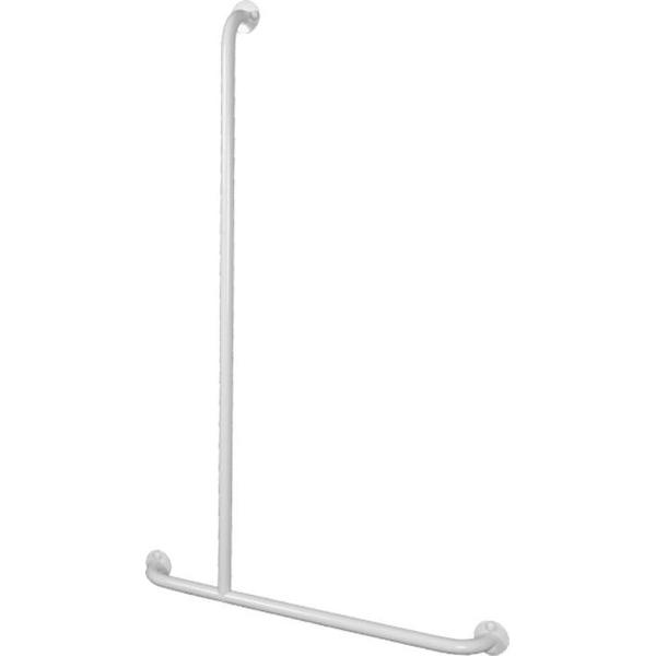 Badkamer glijstang/handgreep 110x70 cm (50-20) RVS wit