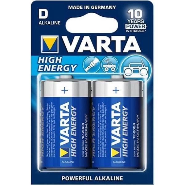 Batterijen D (4x) - Set van 4 Varta D-cell batterijen (o.a. voor Vonyx MEG020 megafoon)