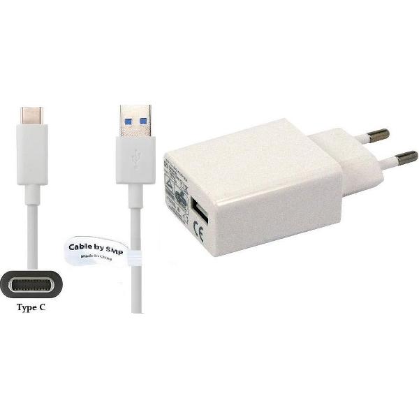 2A lader TUV gekeurd 2,0 m Oplaadkabel en oplader adapter met USB C stekker. Past ook op Asus tablet. O.a. Zenpad 3s 8.0 Z582KL, Zenpad 8, Zenpad S 8.0 Z580C Z580CA, Zenpad Z10 ZT500Kl,