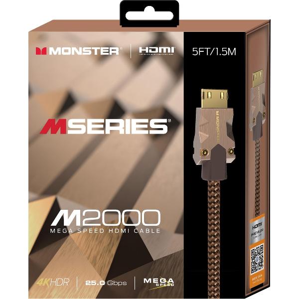 Monster M series M2 UHD High Speed HDMI Kabel - Ethernet - 25Gbps - 1,5m
