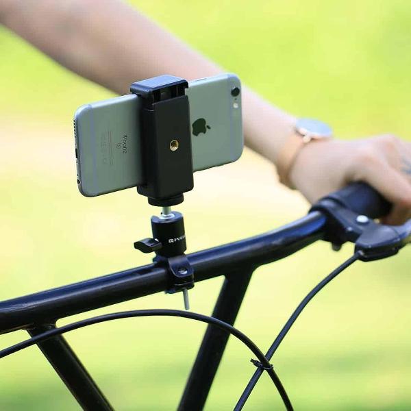 PULUZ Bike Aluminium Stuur Statief Balhoofd Adapter Mount voor GoPro NIEUWE HERO / HERO6 / 5 Sessie / 5/4 Sessie / 4/3 + / 3/2/1, Xiaoyi Sport Camera