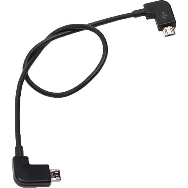30 cm micro-USB naar micro-USB datakabelconnector voor DJI MAVIC PRO & SPARK afstandsbediening, smartphones, tablets