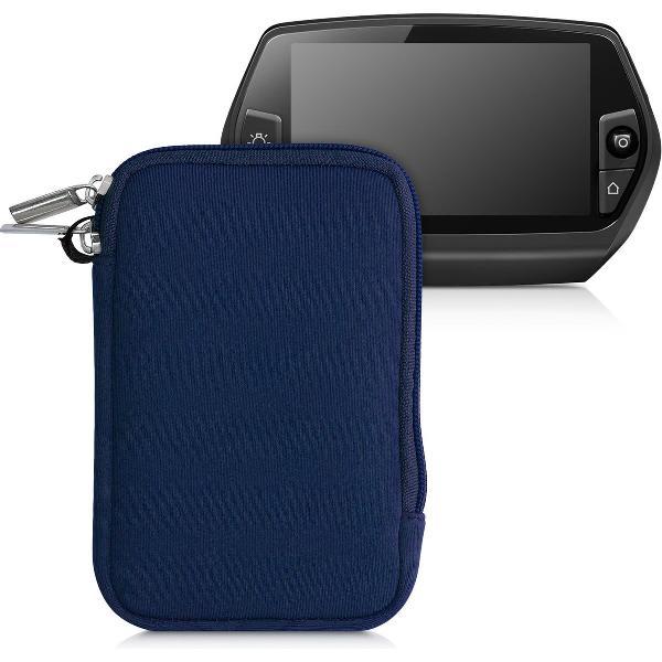 kwmobile hoes voor Bosch Nyon - Neopreen hoesje voor e-bike display - Beschermende cover in donkerblauw