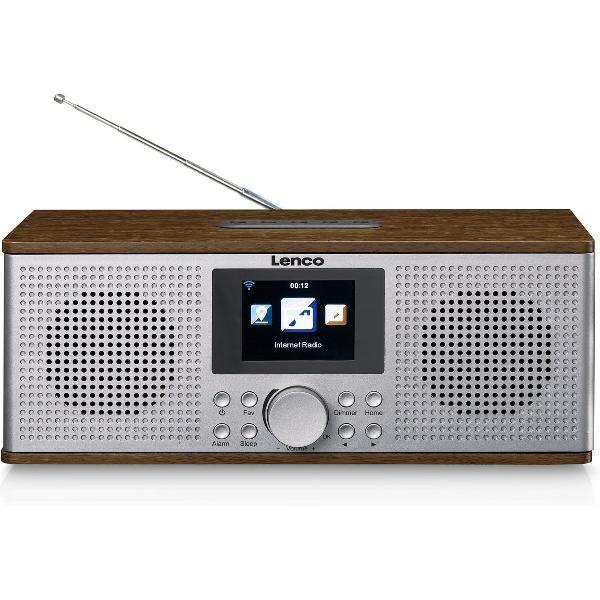 Lenco DIR-170 - Internetradio met Bluetooth, DAB+ en FM - Walnoot