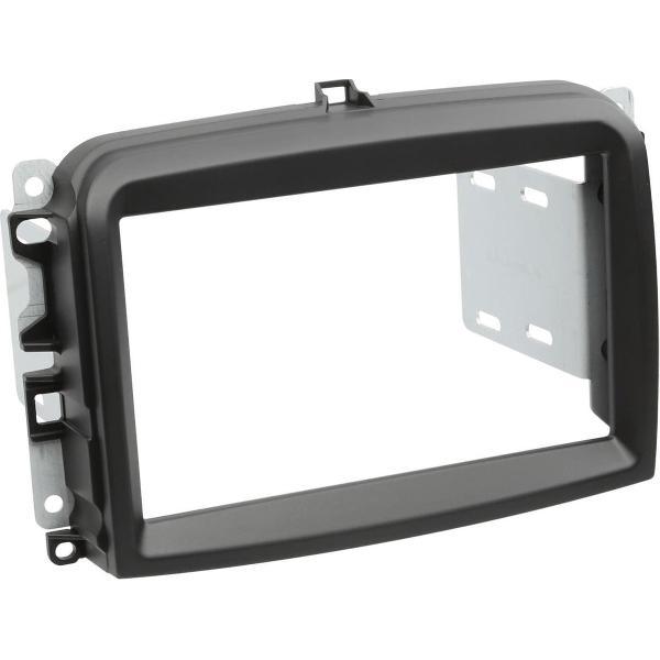 2-DIN Paneel Fiat 500L 2012-2019 Kleur: Zwart