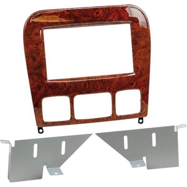 2-DIN Paneel Mercedes Benz S-Klasse (W220) 1998-2005 Kleur Houtlook