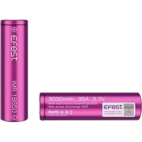 Efest IMR 18650 oplaadbare batterij/accu