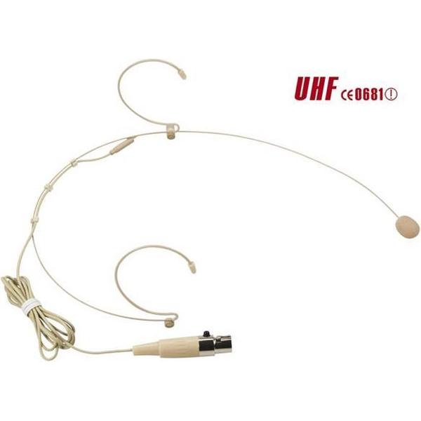 HOOFDMICROFOON VOOR DRAAGBARE ZENDER MICW43 (MICW44)