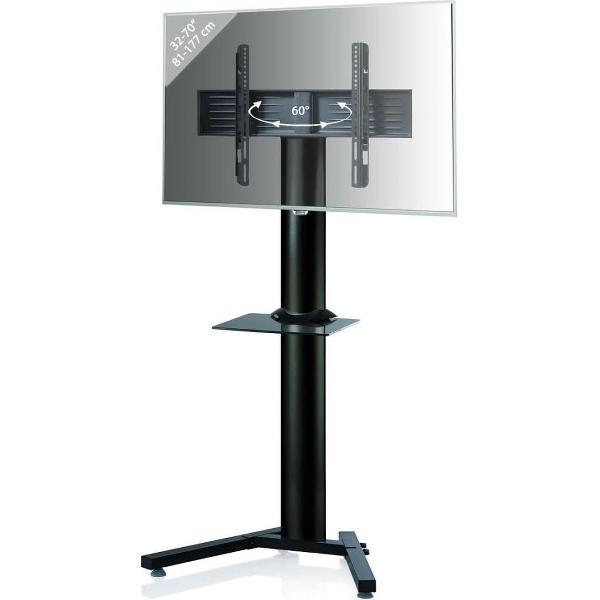 TV voet TV standaard Stadino Maxi 2 zwart met tussenplankje