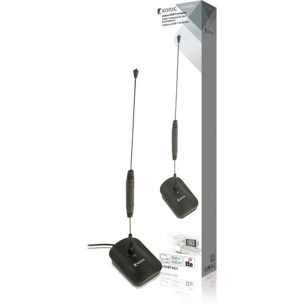 DVB-T/T2 - DAB+ Binnen Antenne 7 DB FM / VHF / UHF