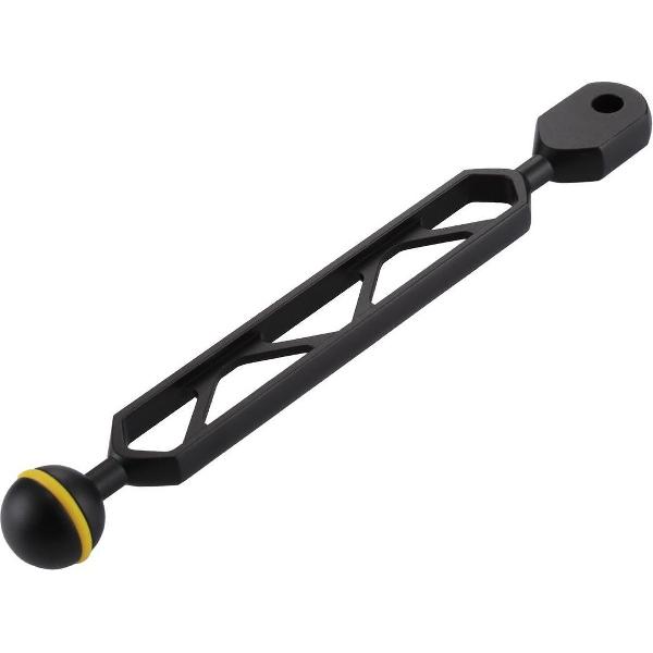 PULUZ 8 inch 20,3 cm kogelarm van aluminiumlegering voor onderwatertoorts / videolamp, baldiameter: 2,5 cm