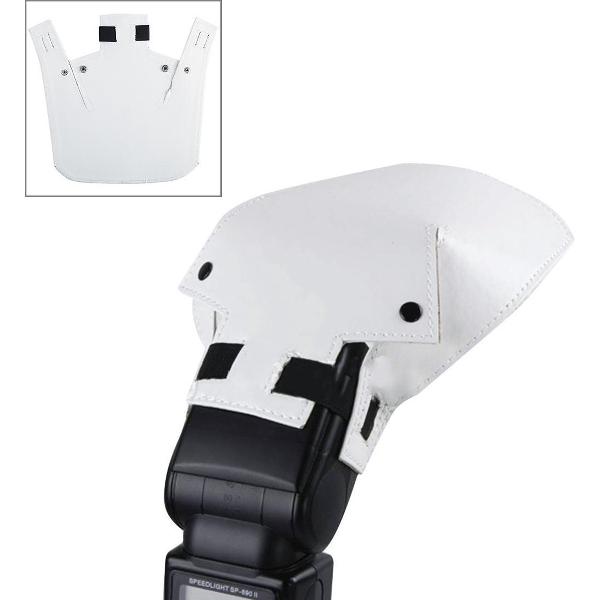 Universele flitslicht Speedlite Bounce reflector diffuser (wit)