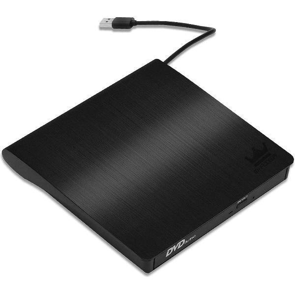 M-AIGA® - Externe DVD speler voor laptop | Externe DVD/CD speler en brander| USB 3.0| Plug&Play | Geschikt voor Windows, MacOs en Linux | Optical drive | Portable dvd speler