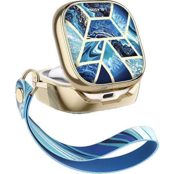 Supcase Cosmo hoesje voor Samsung Galaxy Buds Live / Galaxy Buds Pro - Blauw