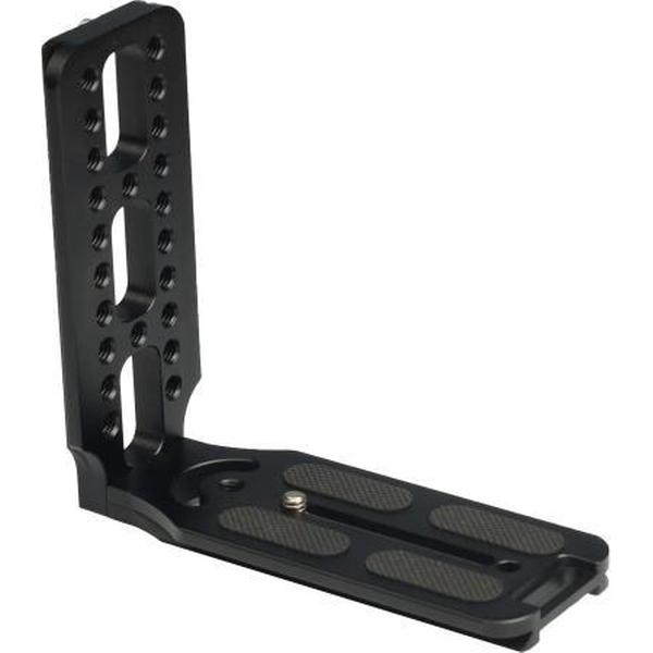132D Universele 1/4 inch Verticale Shoot Quick Release L Plate Bracket Base Holder (Zwart)