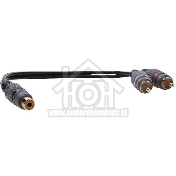 Tulp Splitter Contra RCA Female - 2x Tulp RCA Male