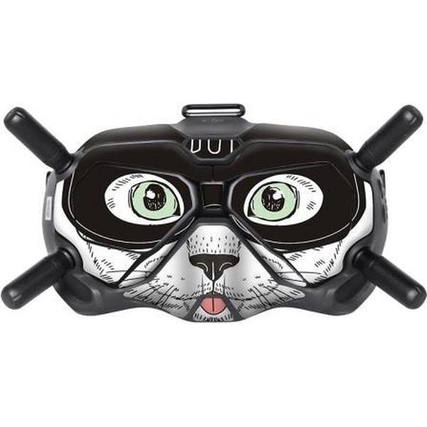 Sunnylife FV-TZ453 PVC-antikras- en niet-plakkerige beschermende sticker voor DJI FPV-bril V2 (2 Big Face Cat)