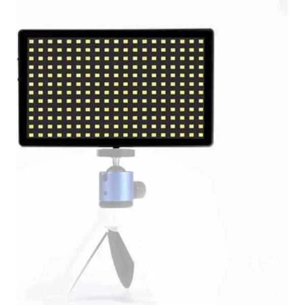 Litu Foto L28 Pocket 228 LEDs Professionele Vlogging Fotografie Video & Foto Studio Licht voor Canon / Nikon DSLR Camera's (Zwart)