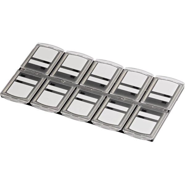 Hama 00095985 Geheugenkaart-organizer SD-kaart Zwart