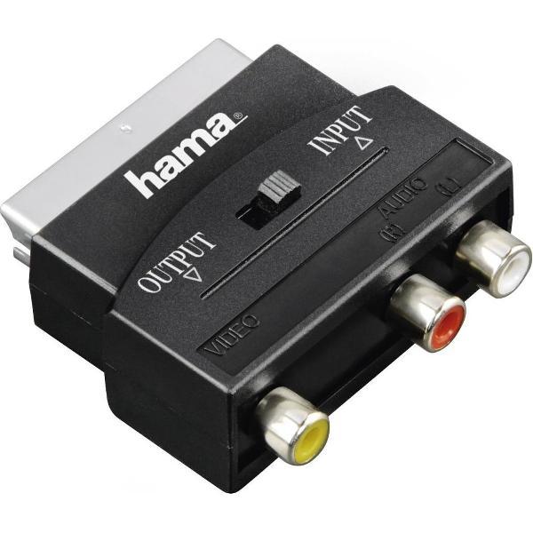 Hama Adapter scart - 3RCA IN/OUT