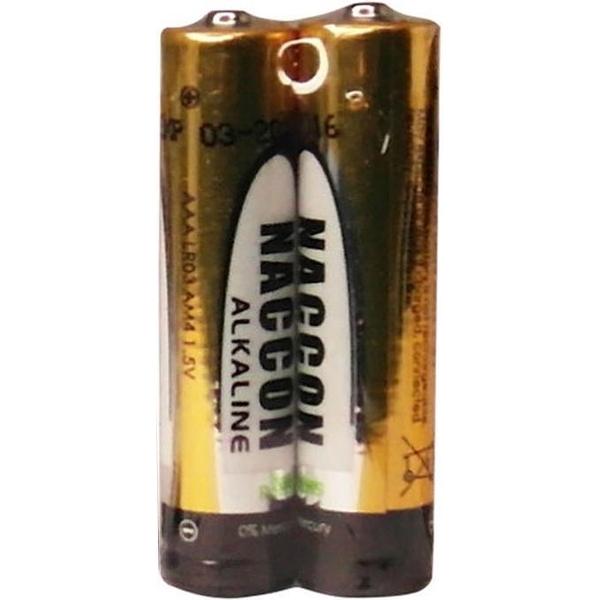 Naccon Alkaline LR03 Battery AAA - 2 pack