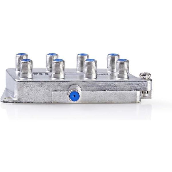 Nedis SSPL810ME Satelliet F-splitter Max 18,5 Db Versterking 5 - 2400 Mhz 8 Uitgangen