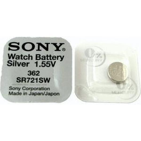 Sony 362, SR721SW, SR58, V362 knoopcel horlogebatterij