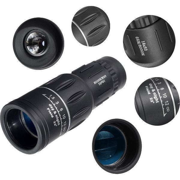Monokijker Monoculair Mini Telescoop - Night Vision Nachtzicht - Mono Kijker Pocket Scope 16x52